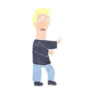 cartoon angry man N129