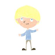 cartoon happy boy N296