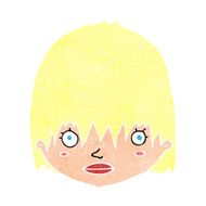 cartoon staring woman N45