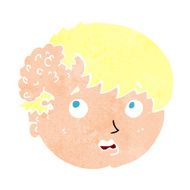 cartoon boy with ugly growth on head N10