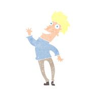 cartoon happy man N571