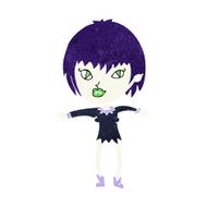Cartoon Vampire Girl N284