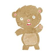 cartoon unhappy teddy bear N4