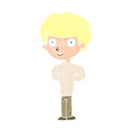 cartoon happy boy N297