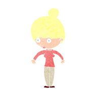cartoon woman staring N37