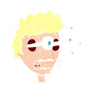 cartoon surprised man with eyes popping out N10