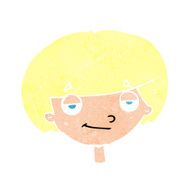 cartoon smug looking boy N11