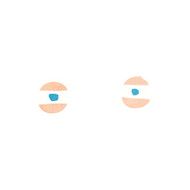 cartoon narrowed eyes N12