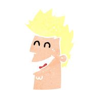 cartoon happy man N572