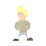cartoon happy man N574