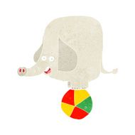 Cartoon Circus Elephant N18