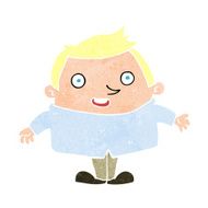 cartoon happy man N575