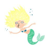 Cartoon Mermaid N78