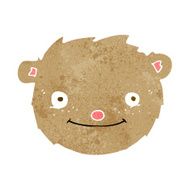 cartoon teddy bear head N11