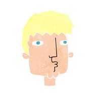 cartoon curious man N85