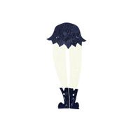 cartoon vampire legs N12