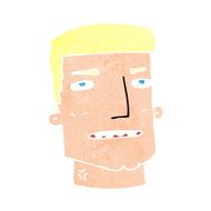 cartoon male head N12