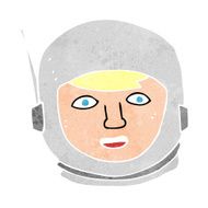 cartoon astronaut head N13