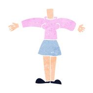 cartoon female body (add photos or mix and match cartoons) N283
