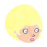 Cartoon Girl With Concerned Expression N12