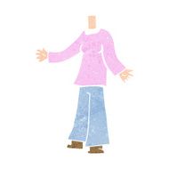 cartoon female body (add photos or mix and match cartoons) N284