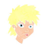 cartoon curious girl N13