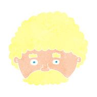 Cartoon Man With Mustache N123