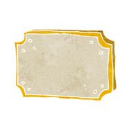 cartoon old sign N12