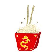 cartoon noodles in box N12