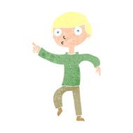 Cartoon Boy Pointing N37