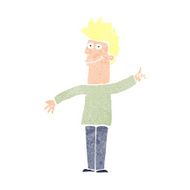 cartoon man with idea N201