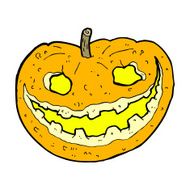 cartoon spooky pumpkin N27