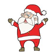 Cartoon Santa Claus N411
