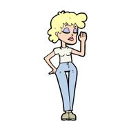 cartoon woman ignoring N31