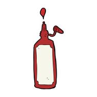 Cartoon Ketchup Bottle N24