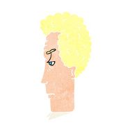 cartoon annoyed man N98