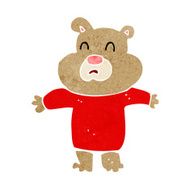 cartoon unhappy bear N3