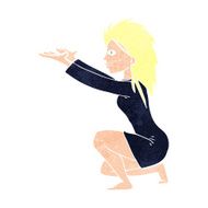 cartoon womn casting spel N12