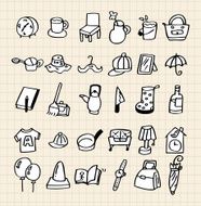 hand draw home icon