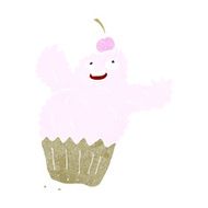 cartoon cupcake monster N15