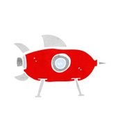 cartooon space rocket N10