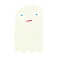 funny cartoon ghost N104