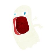 funny cartoon ghost N108