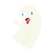 funny cartoon ghost N110