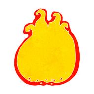 cartoon flame border N4