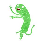 cartoon gross little monster N15