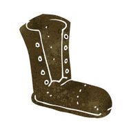 cartoon old boot N17