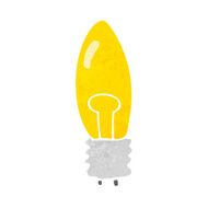 cartoon electric light bulb N27