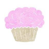 cartoon cupcake N192