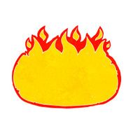 cartoon fire border N10